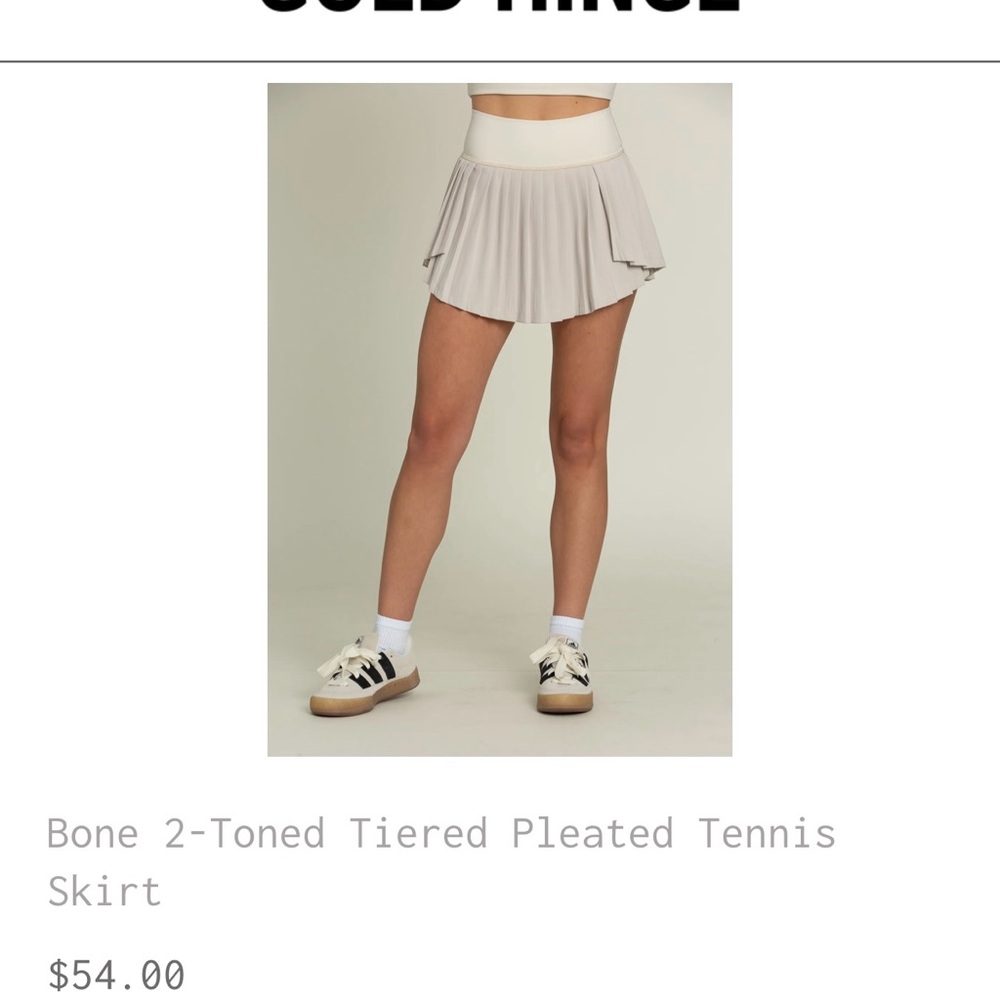 Gold Hinge skirt